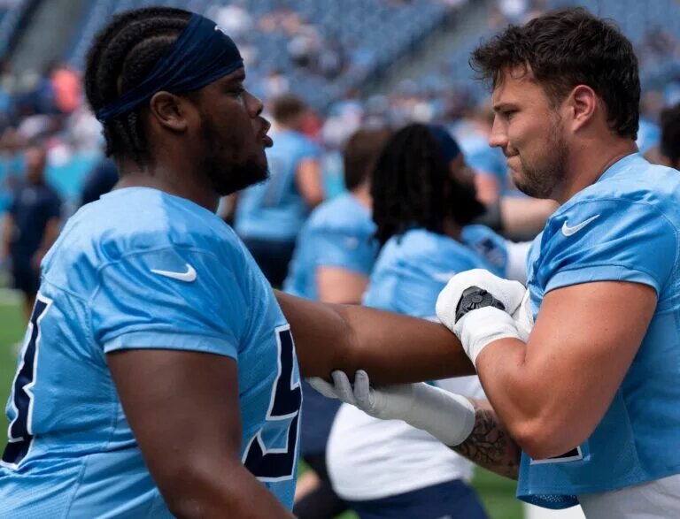 Saddiq Charles, Dillon Radunz, Tennessee Titans