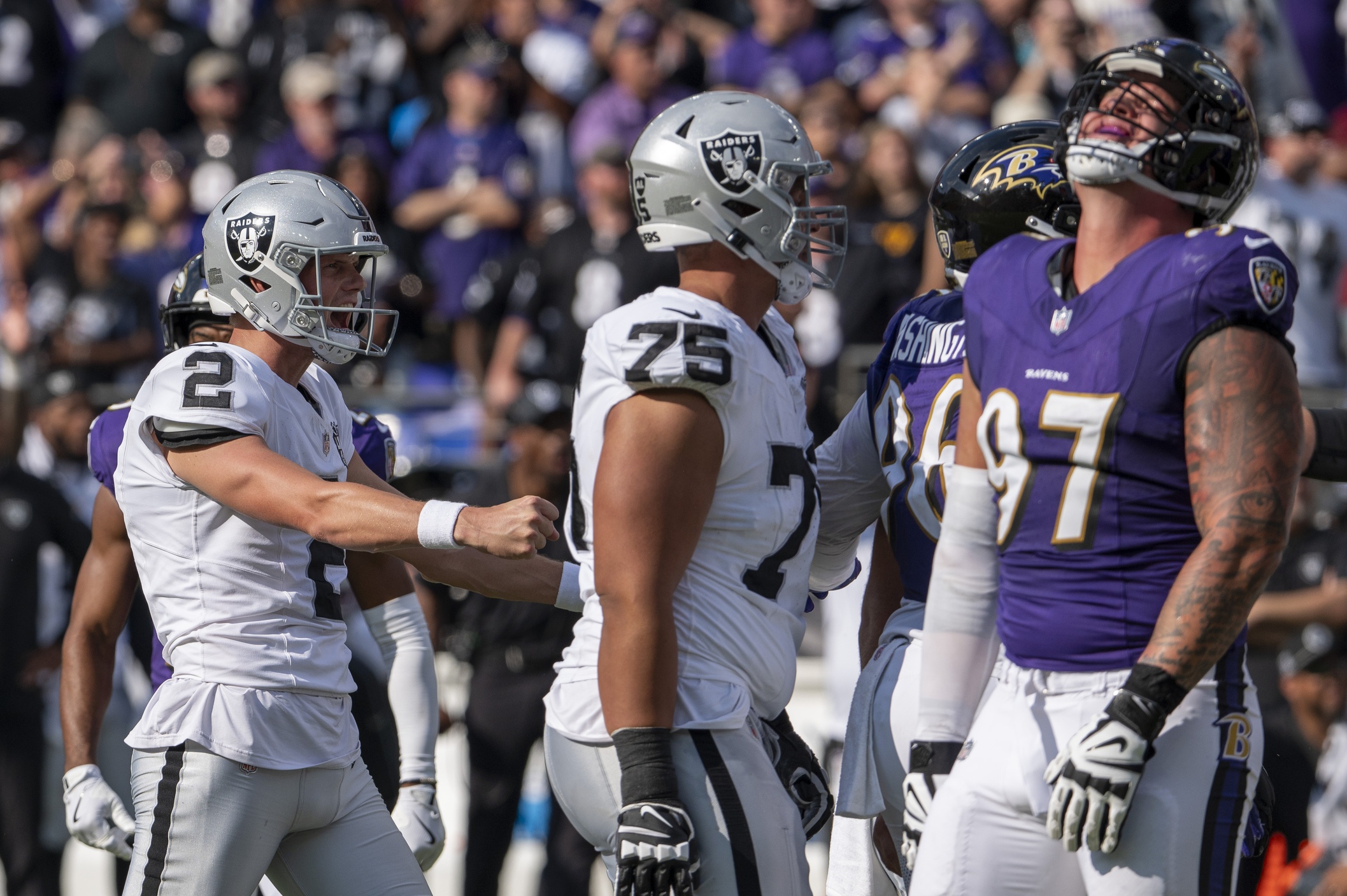 Baltimore Ravens defensive end Brent Urban