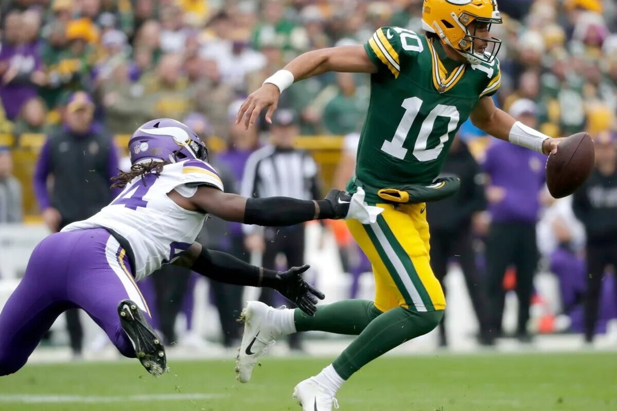 Vikings vs Packers Jordan Love