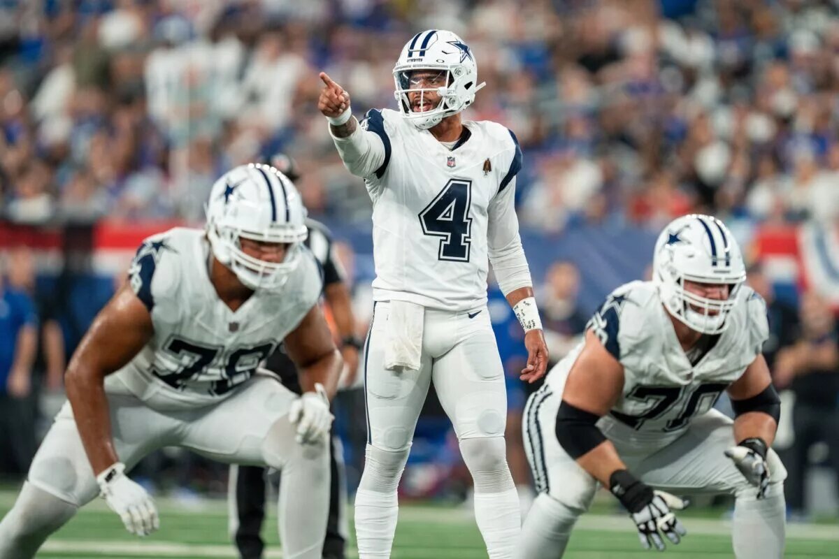 Cowboys vs Eagles dak prescott