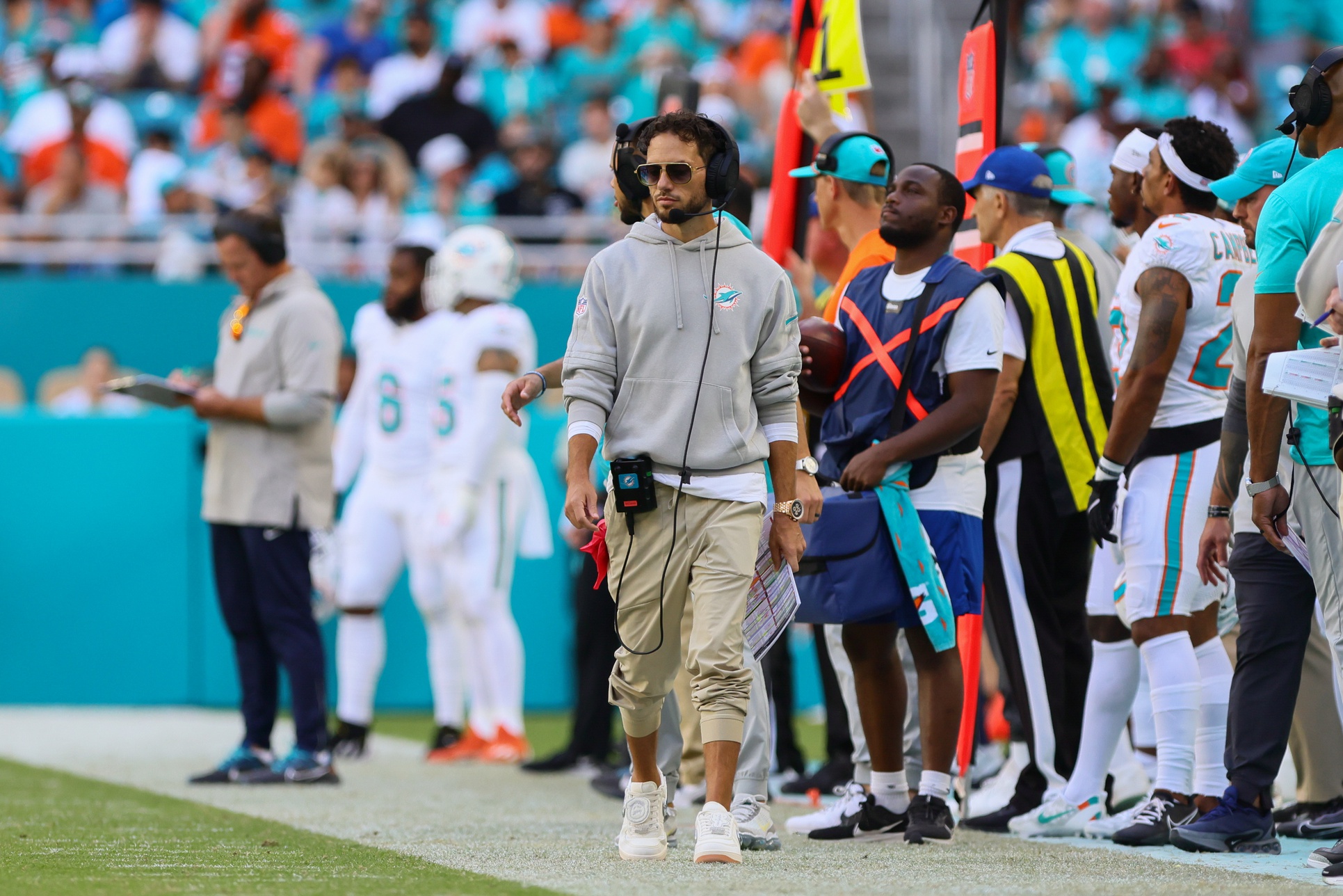 Miami Dolphins head coach Mike McDaniel