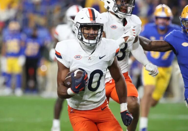 University of Virginia safety Jonas Sanker