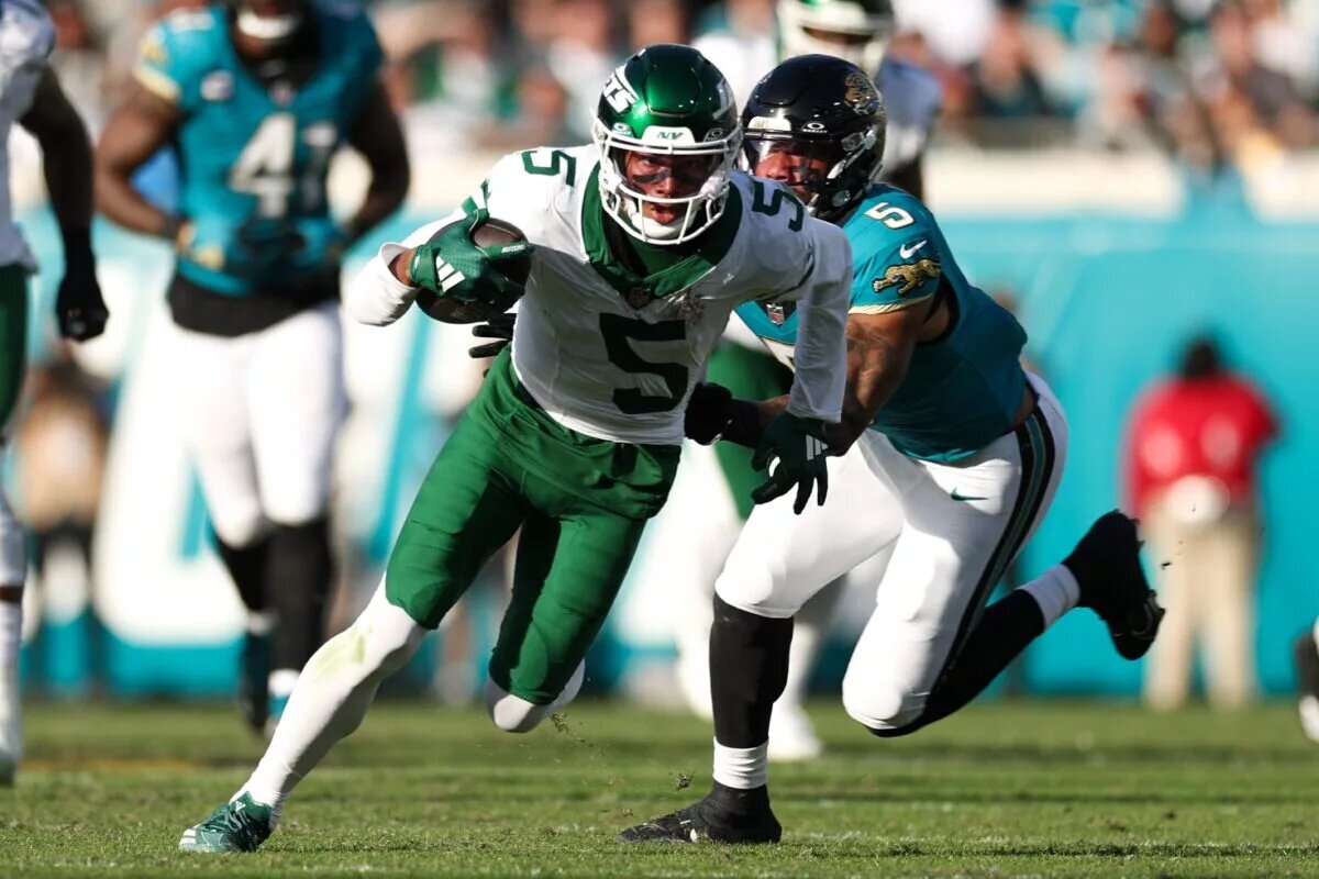 New York Jets wide receiver Garrett Wilson