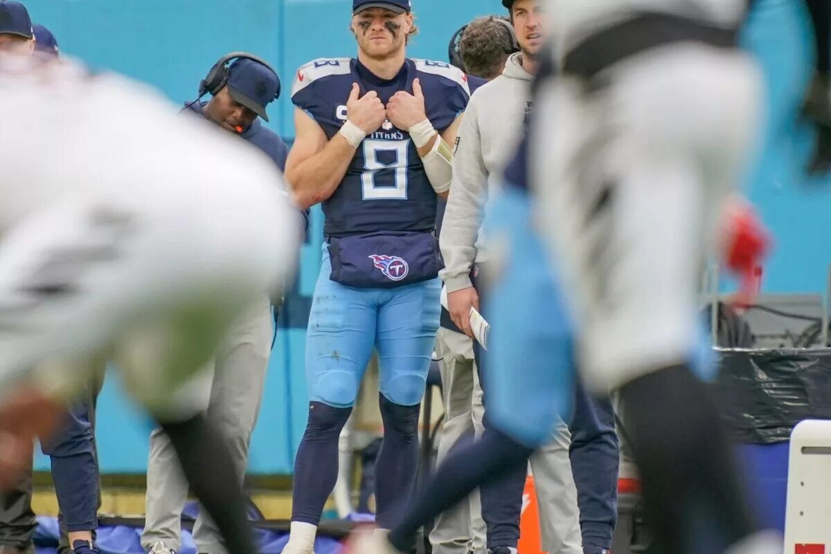 Tennessee Titans quarterback Will Levis