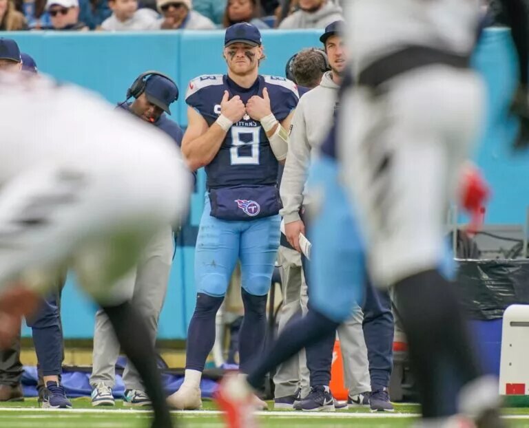 Tennessee Titans quarterback Will Levis