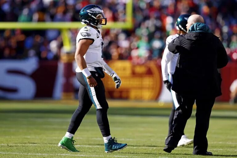 Philadelphia Eagles quarterback Jalen Hurts