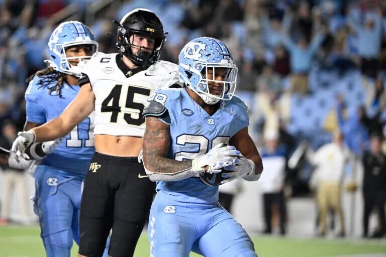 Omarian Hampton, running back UNC