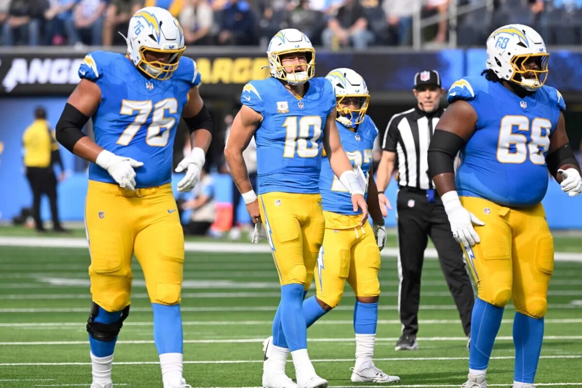 Los Angeles Chargers right tackle & 2024 first round draft pick Joe Alt