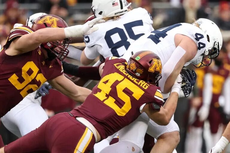 Senior Bowl partipant Cody Lindenberg, linebacker, University of Minnesota