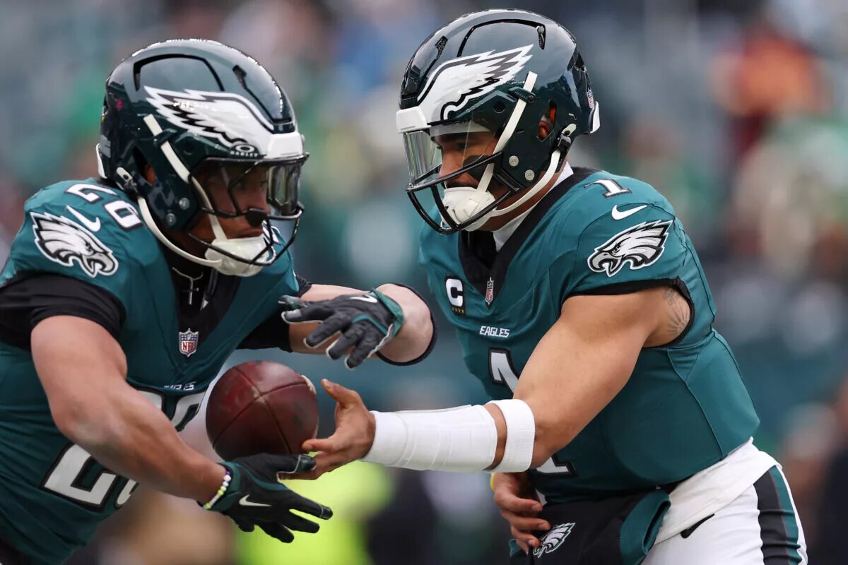 Saquon Barkley, Jalen Hurts, Philadelphia Eagles