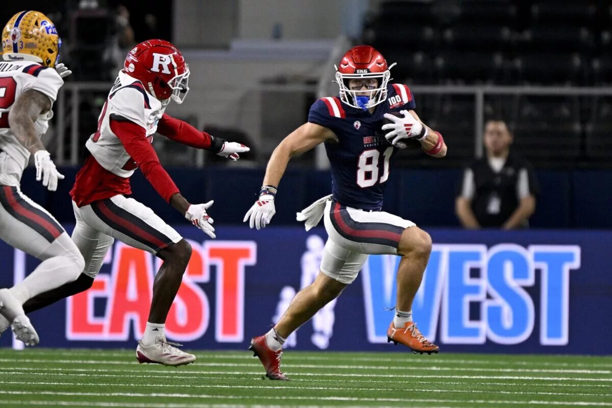 Shrine Bowl wide receiver Efton Chism