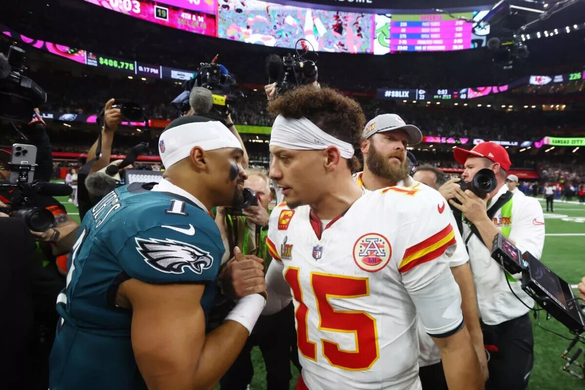 Jalen Hurts Patrick Mahomes
