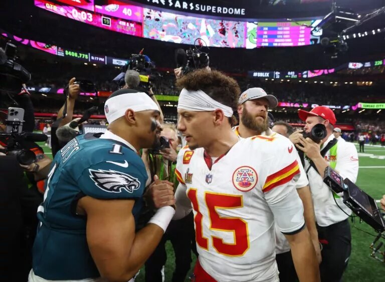 Jalen Hurts Patrick Mahomes
