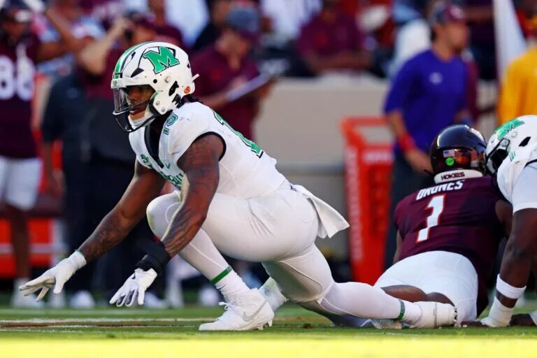 Senior Bowl standout and Jets draft target Mike Green, defensive end, Marshall