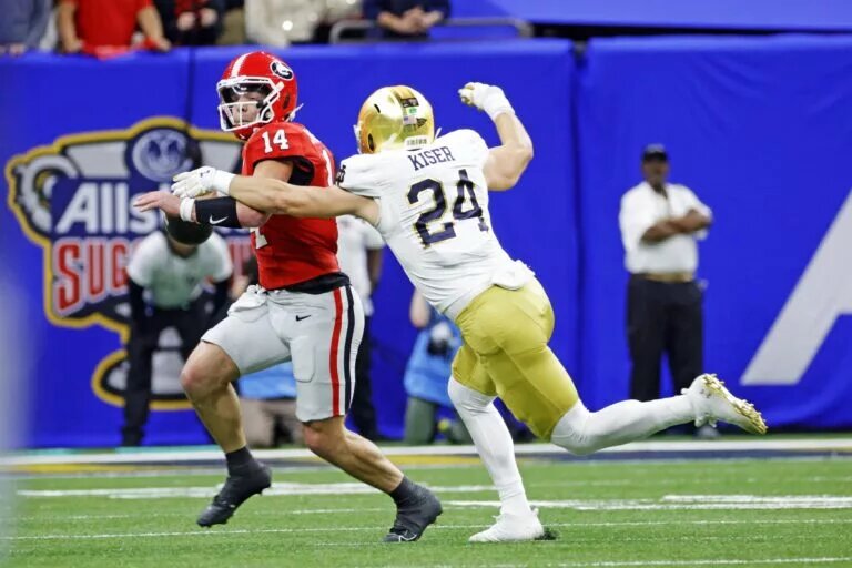 Jack Kiser, linebacker, Notre Dame