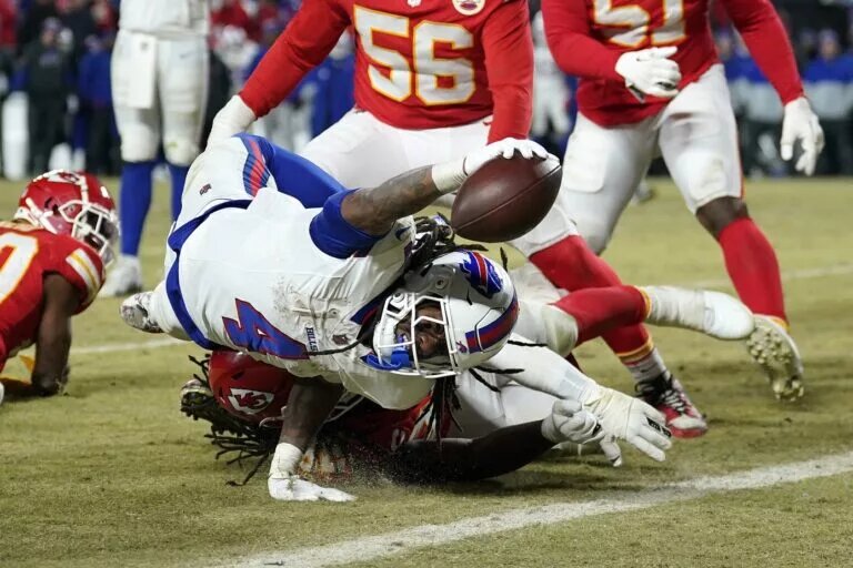 Buffalo Bills running back James Cook