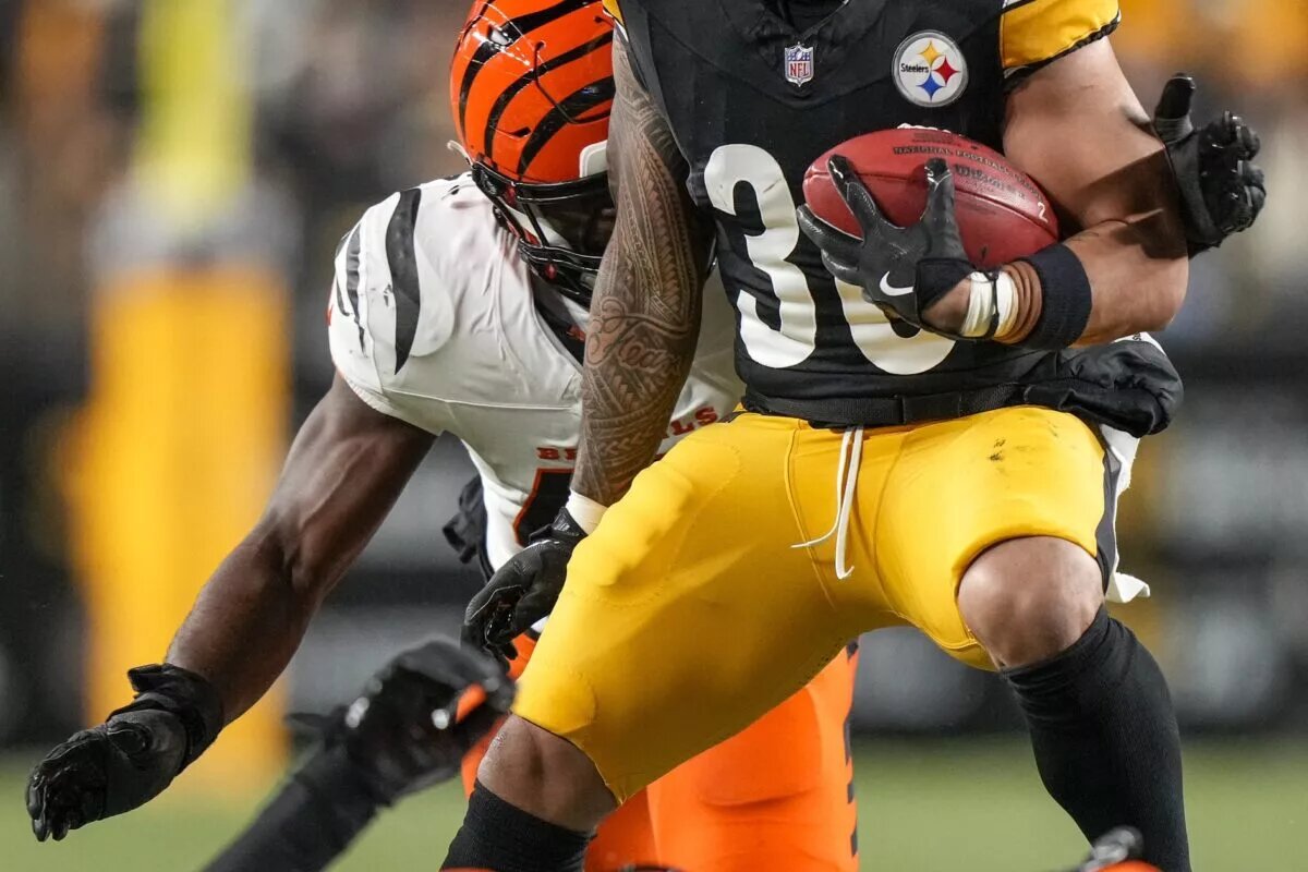 Jaylen Warren, running back. Pittsburgh Steelers