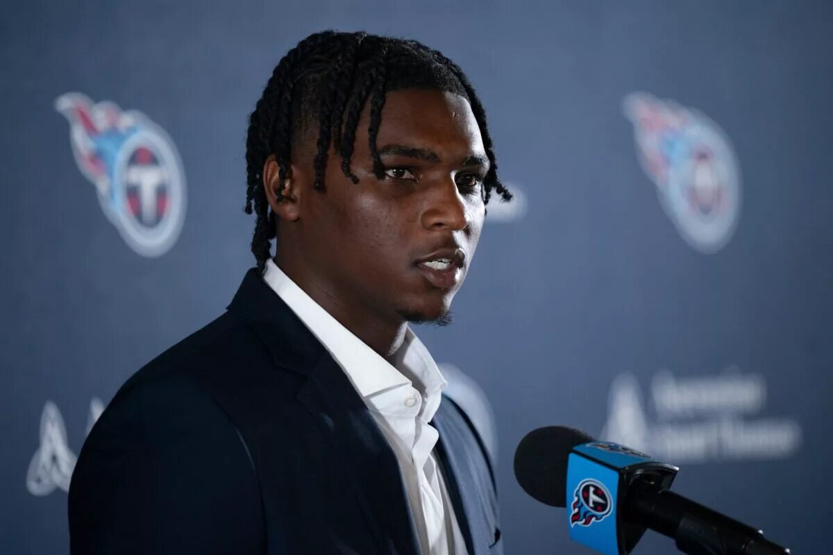 Tennessee Titans first overall pick, Cam Ward, quarterback