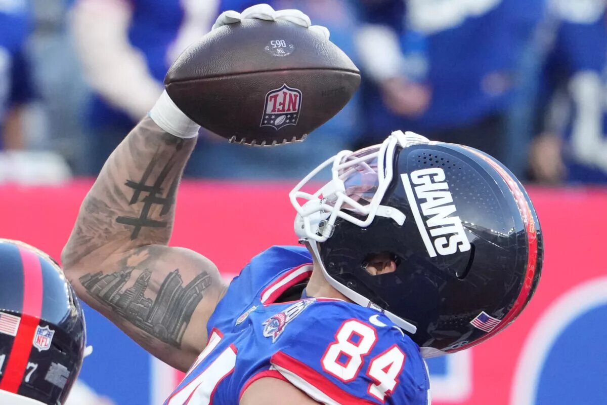 Theo Johnson, New York Giants Week 11 Fantasy Football Waiver Wire
