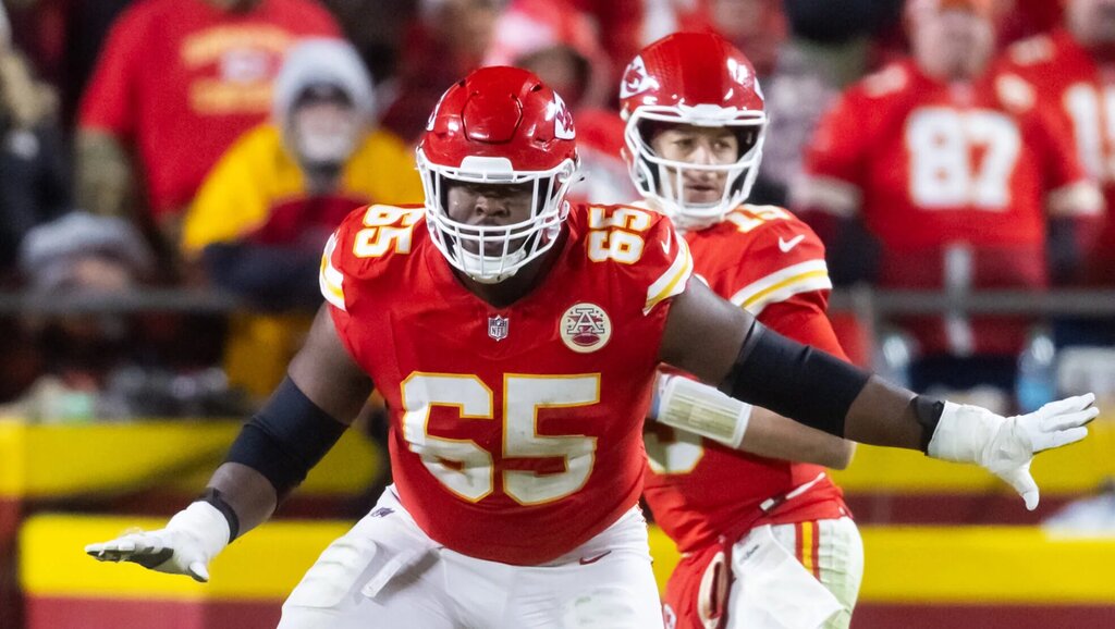 Trey Smith, Patrick Mahomes, Kansas City Chiefs