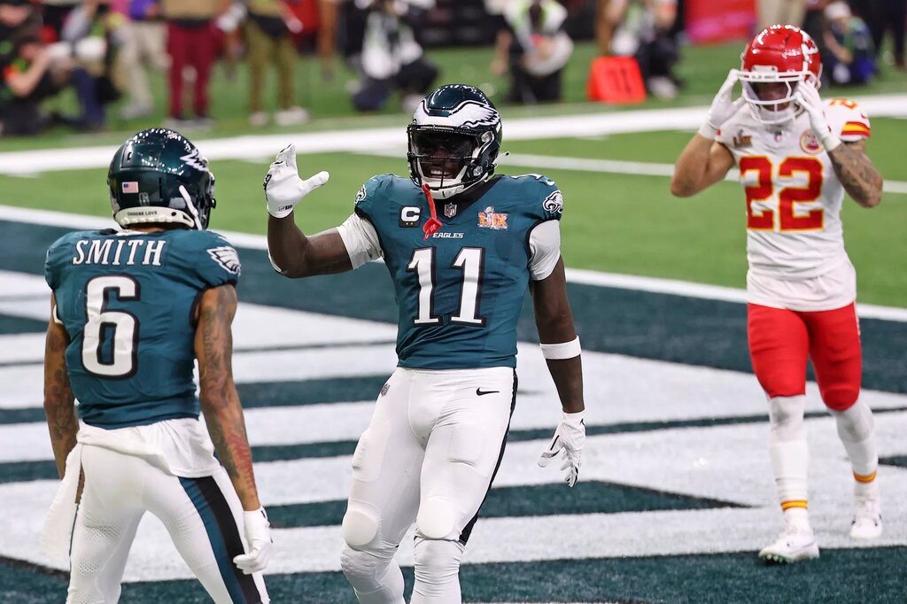 AJ Brown, wide receiver, Philadelphia Eagles
