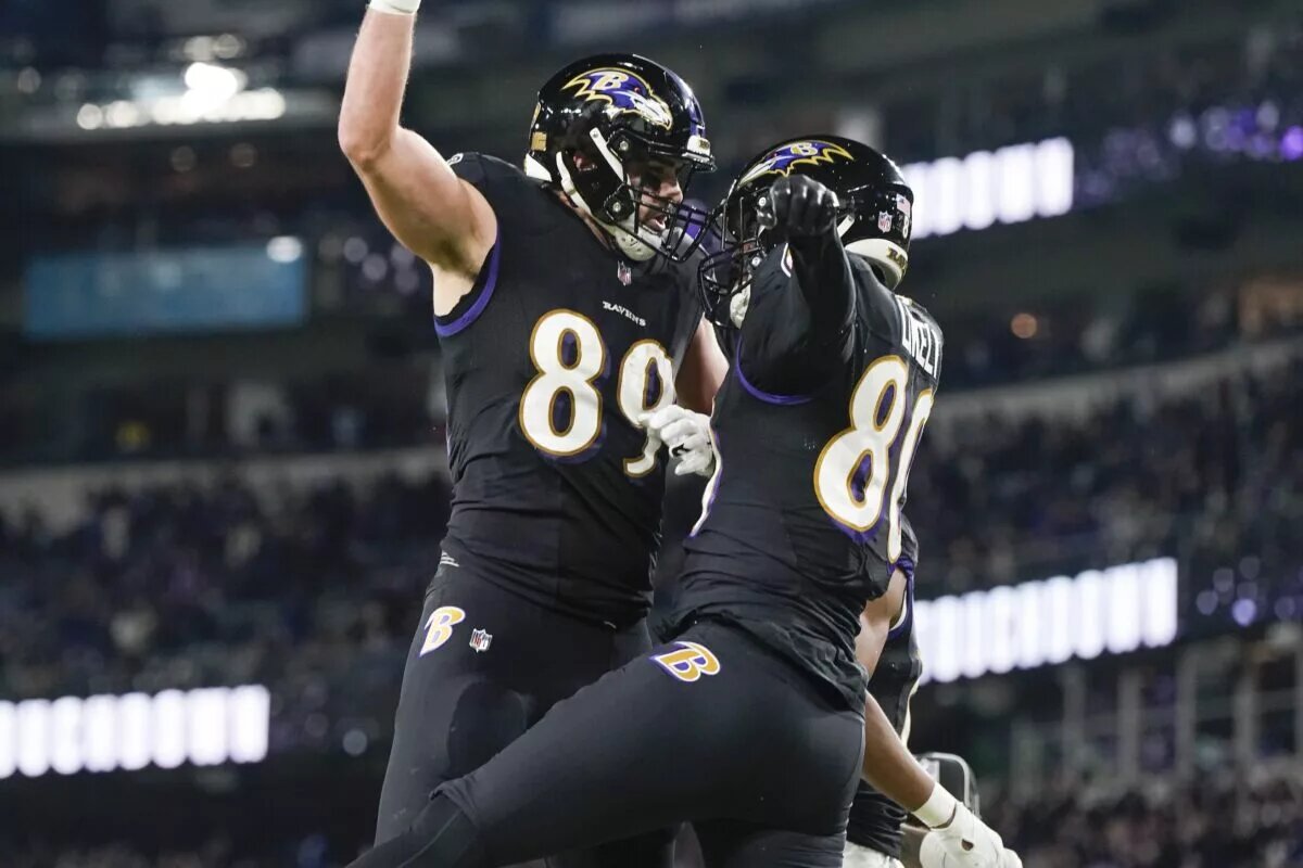 ravens tight ends