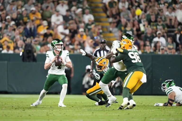 Brady Cook, quarterback, New York Jets