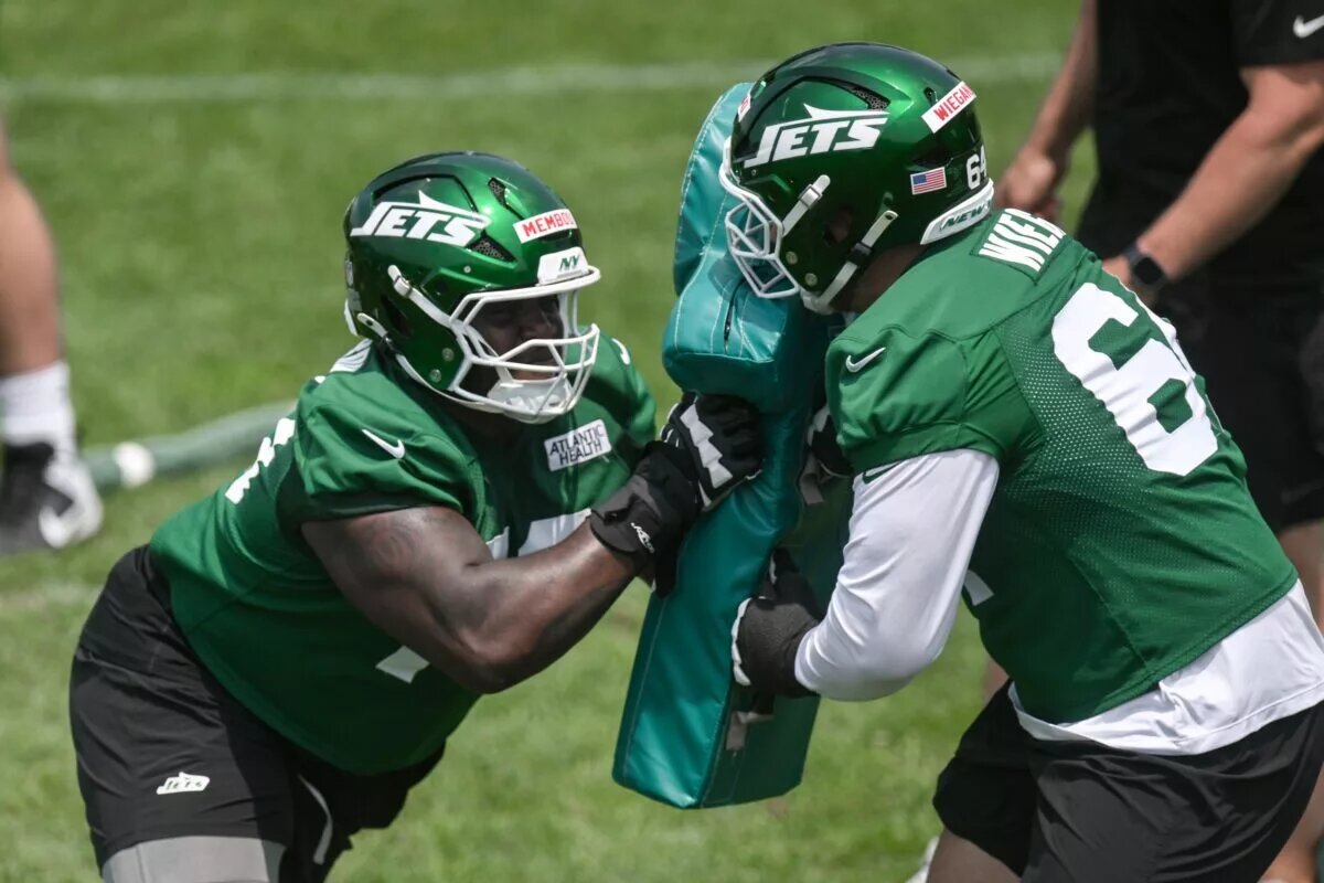 Armand Membou, right tackle, New York Jets