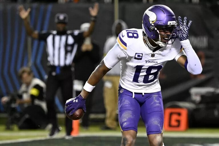 Justin Jefferson, wide receiver, Minnesota Vikings