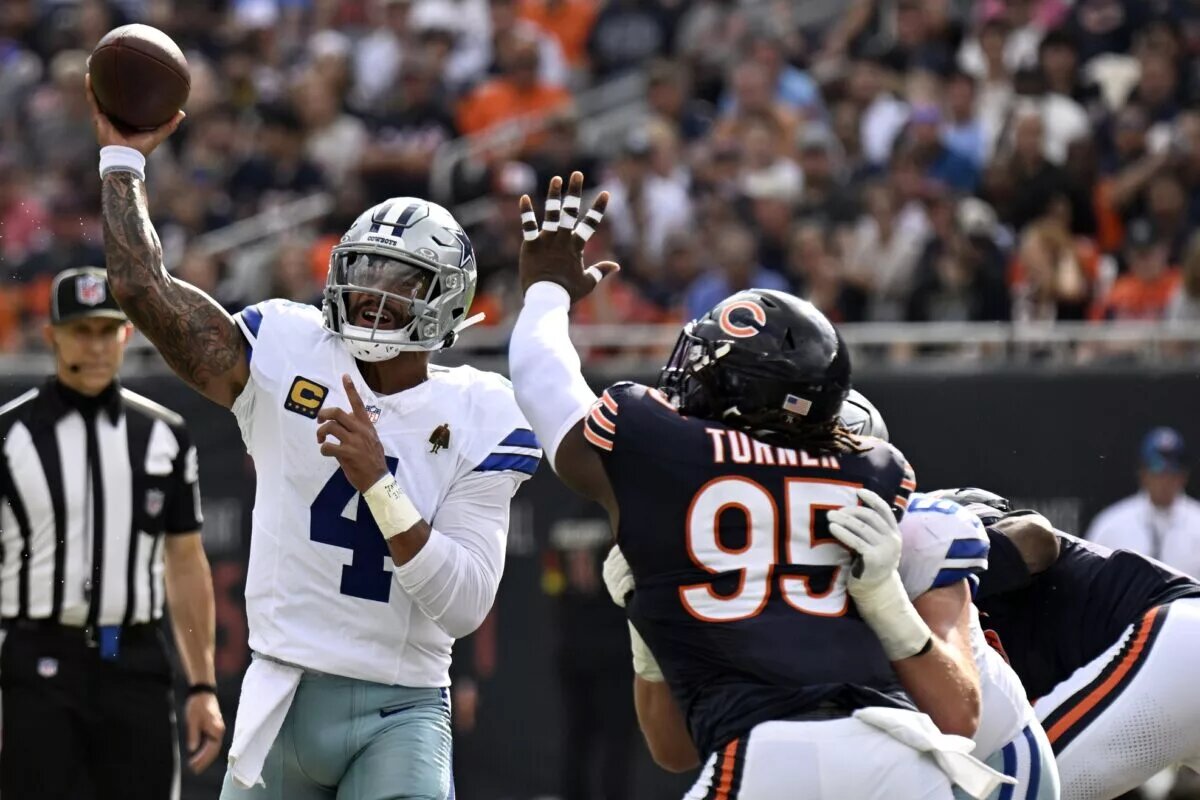 Dak Prescott, quarterback, Dallas Cowboys