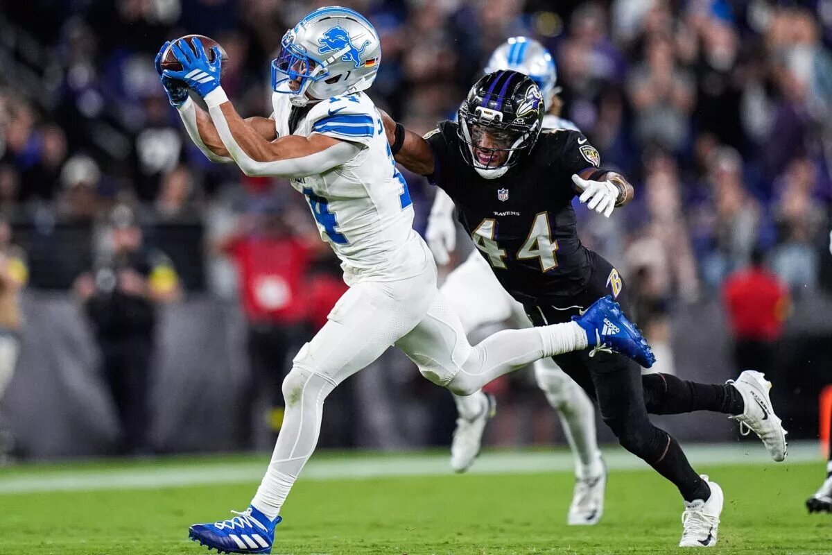 Amon-Ra St. Brown, wide receiver. Detroit Lions
