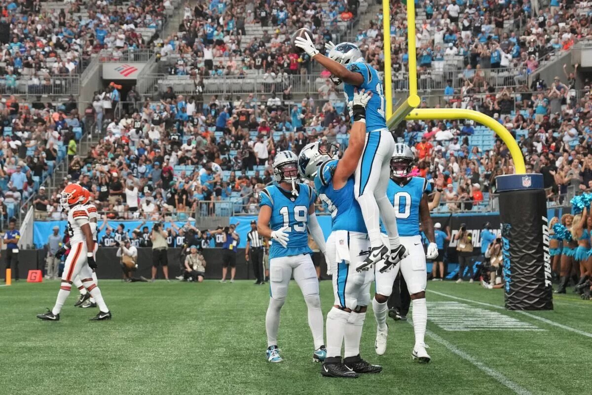 Returning receiver panthers offense