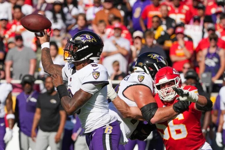 Lamar Jackson, quarterback, Baltimore Rravens