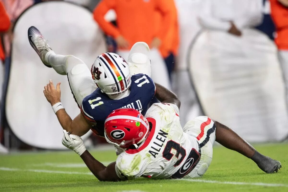 2026 NFL Draft prospect C.J. Allen, linebacker, Georgia
