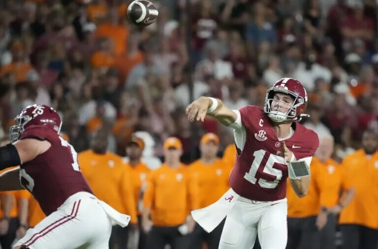 Ty Simpson, quarterback, Alabama, 2026 NFL Draft