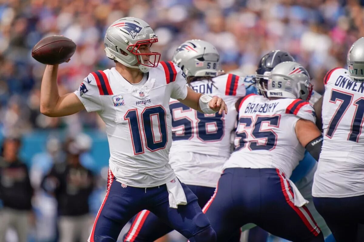 drake maye Week 9 fantasy football plays