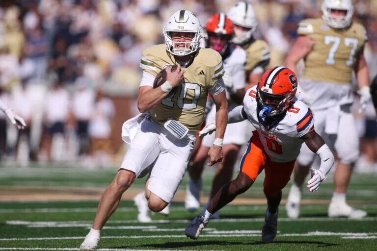 2026 NFL Draft Riser Haynes King, quarterback, Georgia Tech
