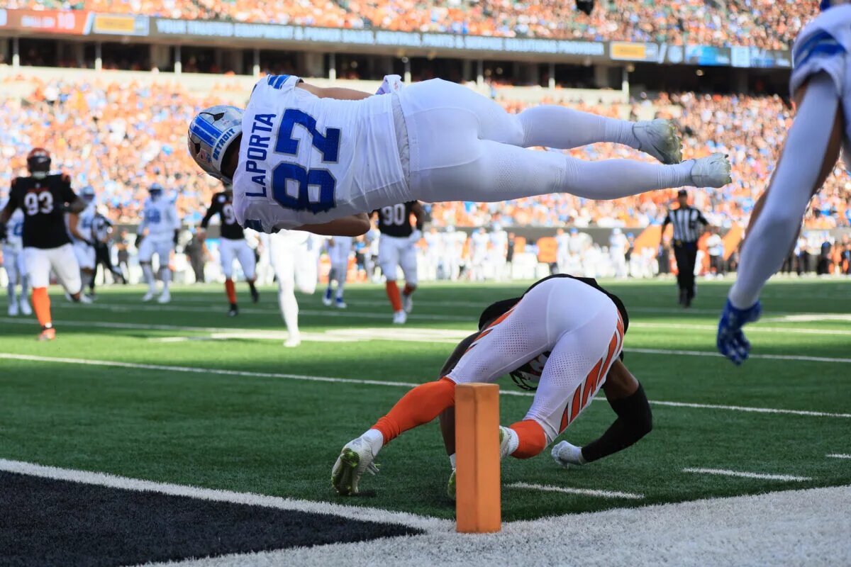 Sam LaPorta Week 10 tight end rankings
