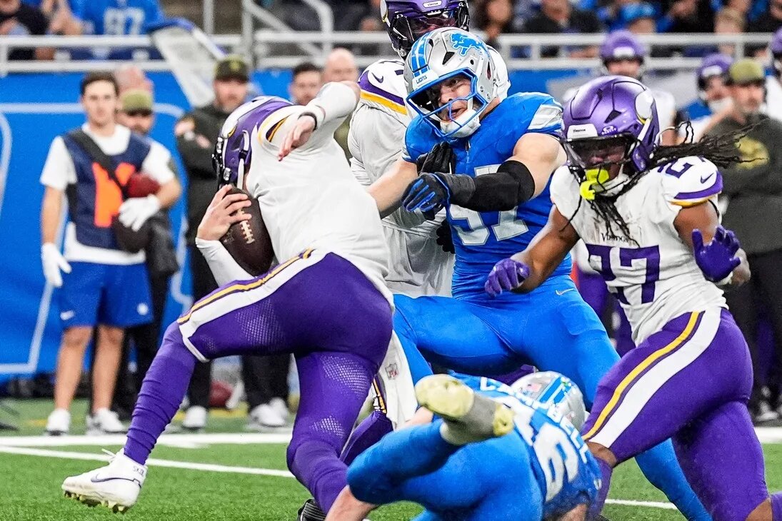 Aidan Hutchinson, edge rusher, Detroit Lions