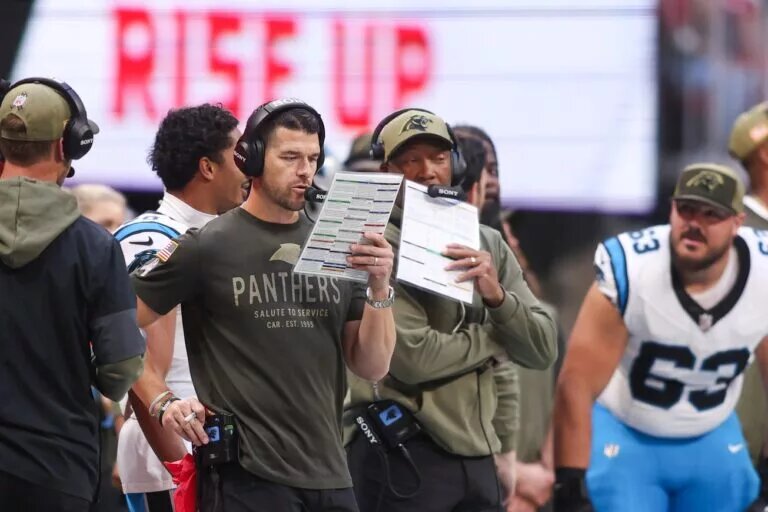 Dave Canales, head coach, Carolina Panthers