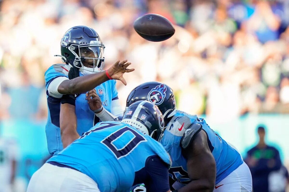 Cam Ward, quarterback, Tennessee Titans