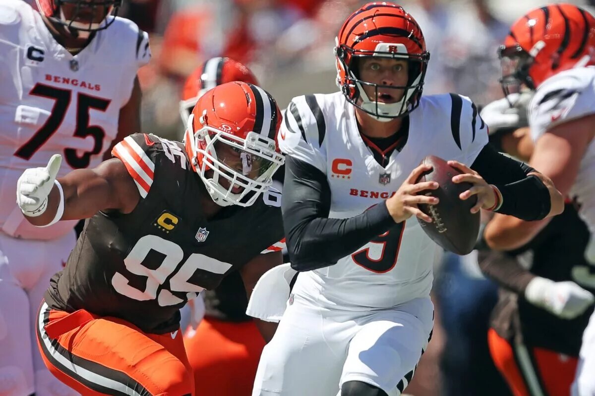 Myles Garrett vs. Joe Burrow NFL Sack Record on the Line in Browns-Bengals Season Finale