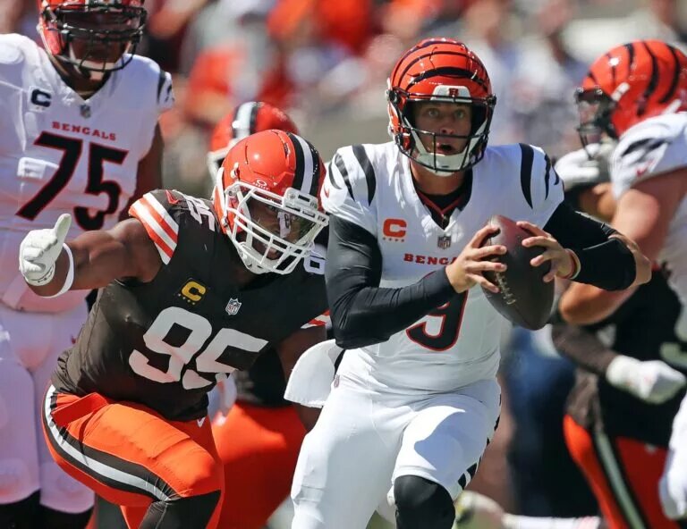 Myles Garrett vs. Joe Burrow NFL Sack Record on the Line in Browns-Bengals Season Finale