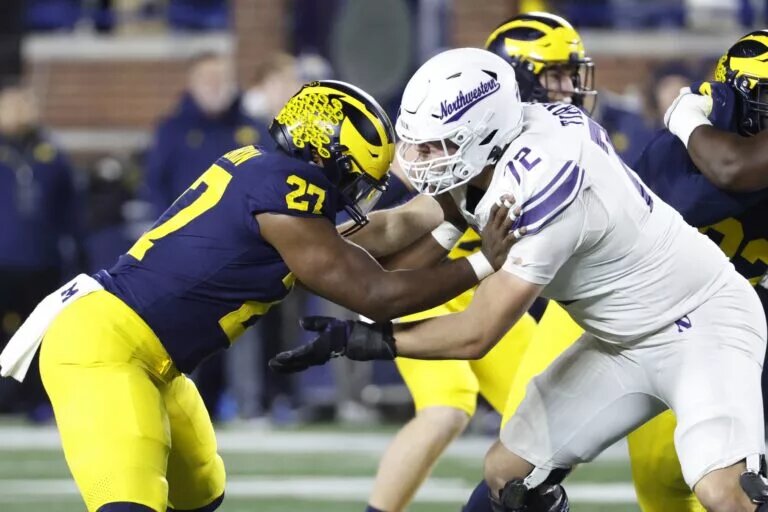 Caleb Tiernan, offensive tackle, Northwestern, 2026 NFL Draft prospect