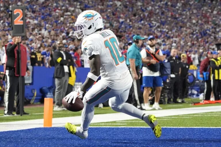 Tyreek Hill, wide receiver, Miami Dolphins