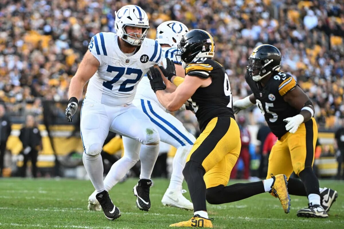 Braden Smith, offensive tackle, Indianapolis Colts, 2026 Carolina Panthers, off-season target