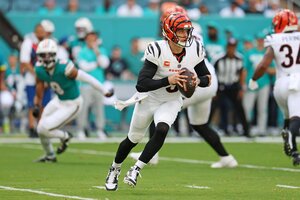 Joe Burrow, quarterback, Cincinnati Bengals