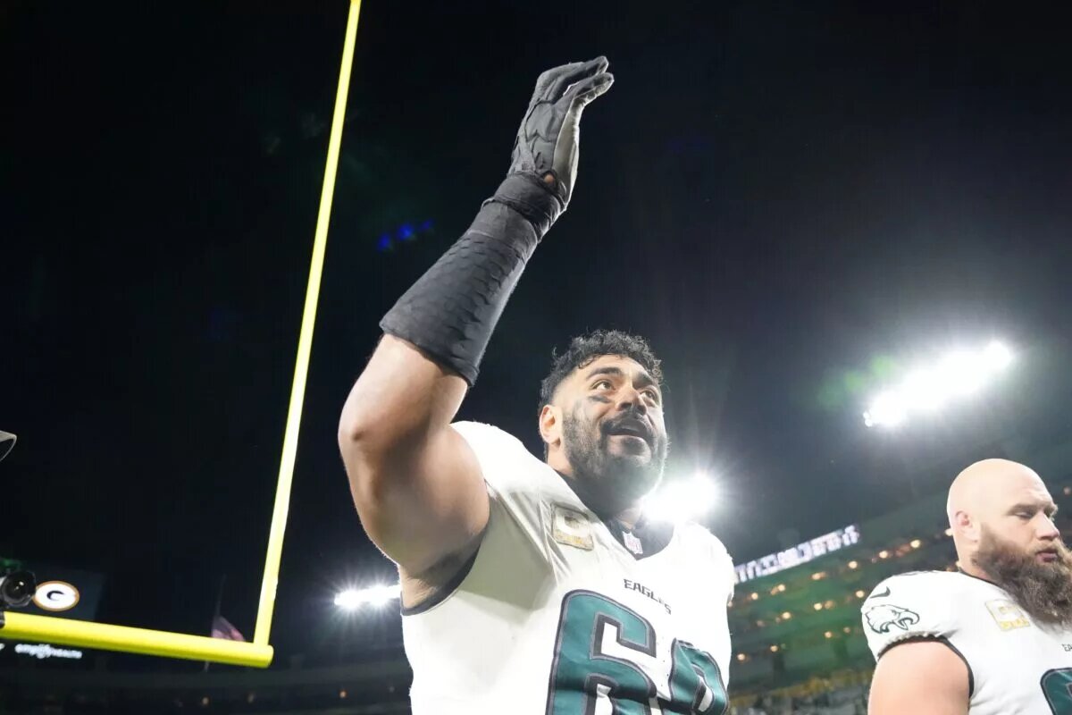 The Eagles Could Lose Both Landon Dickerson and Lane Johnson to Retirement