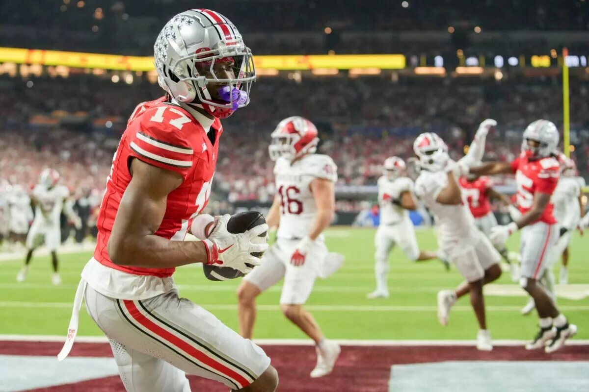 Carnell Tate, wide receiver, Ohio State, 2026 NFL Draft prospect