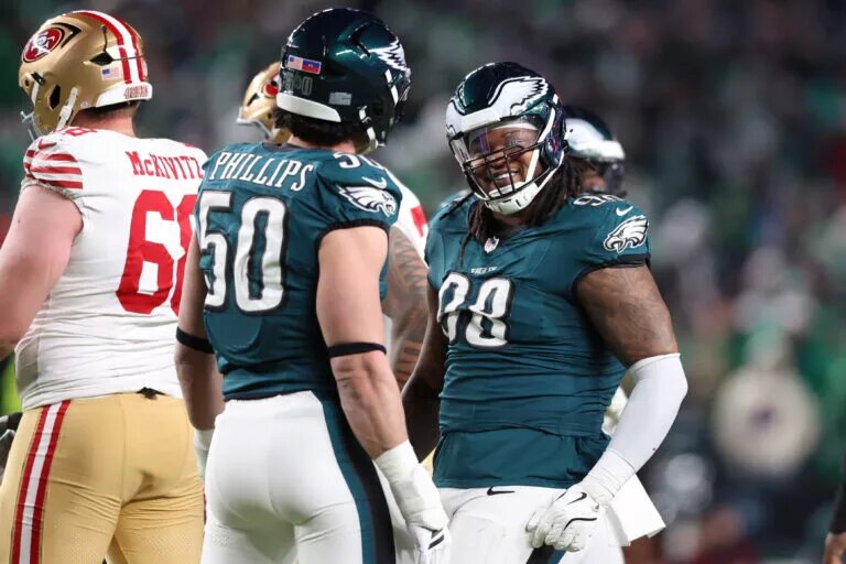 Jaelan Phillips Philadelphia Eagles free agent in 2026